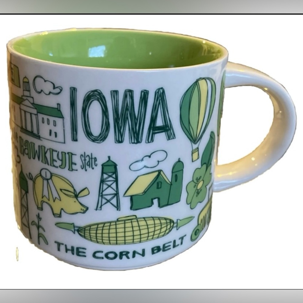 Starbucks Iowa Been There Series Mug Cup 2018 14 Oz.